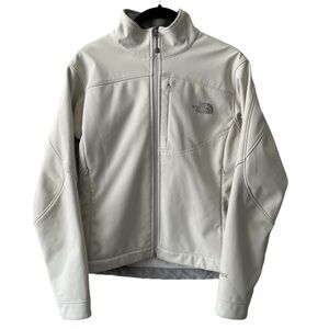 THE North Face Off White Technical Fleece Lined Jacket Small